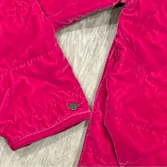 Calia Carrie Underwood Hot Pink Velvet Quilted Full-Zip Pockets Jacket, Medium - Picture 14 of 14
